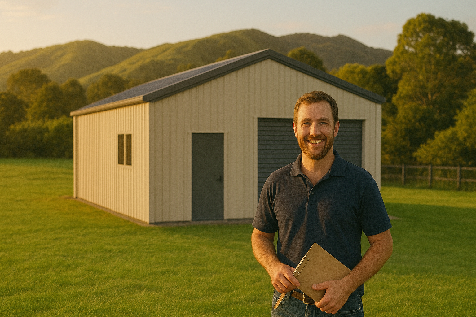 Friendly consultation with our team at Affordable Sheds Wairarapa